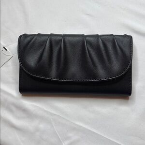 Kenneth Cole Reaction La Jolla Black Wallet Clutch NWT